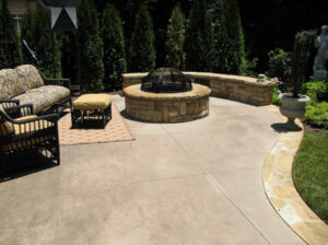New concrete patio installed by Scottsdale Concrete Solutions